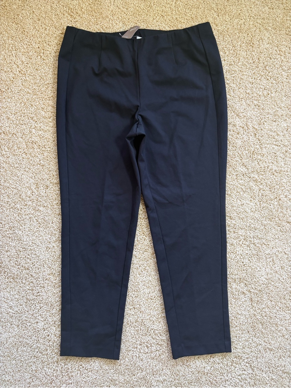 J. Jill Black Slim Stretch Ponte Pants